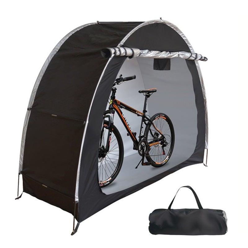 Wiata do przechowywania rowerów 200*85*165 cm, solidna, składana, zewnętrzna, wykonana z wytrzymałego poliestru, odporna na kurz