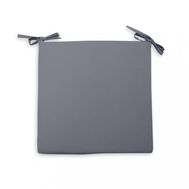 Coussin De Chaise En Feutre Réversible 35x35cm Gris - Mince 8mm - DuneDesign