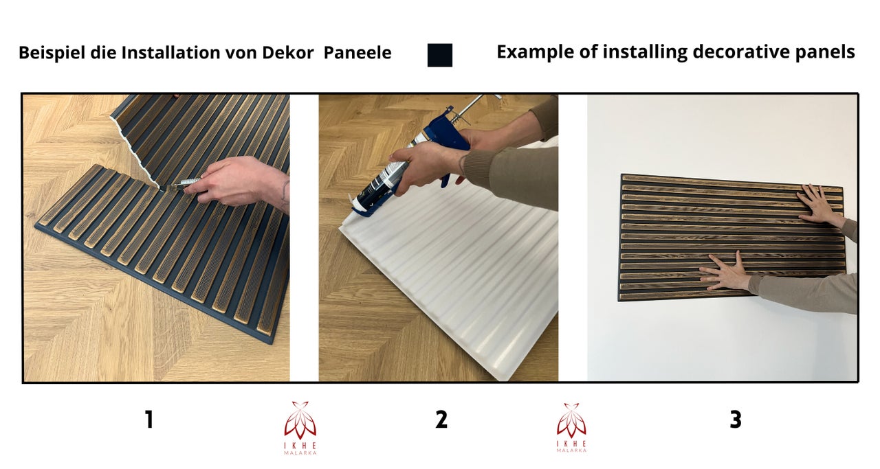 6m² - 12 pièces Panneaux polystyrène, de plafond, l'aspect du Lattes noir, panneaux muraux, décors, plafonds imitation - parement XL 3D Slats Black - 6