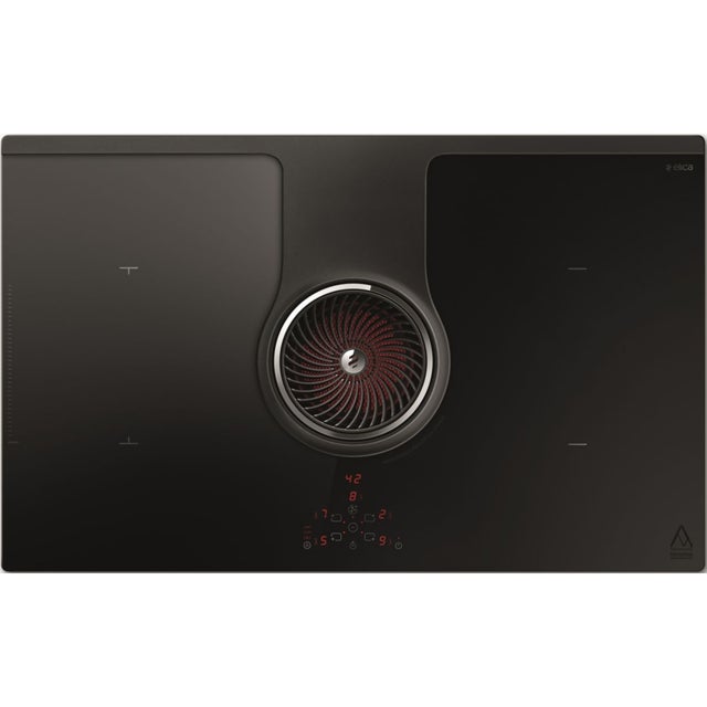 Elica NIKOLATESLA BL/F/83 Nero Da incasso 83 cm Piano cottura a induzione 4 Fornello(i) Cappa da incasso