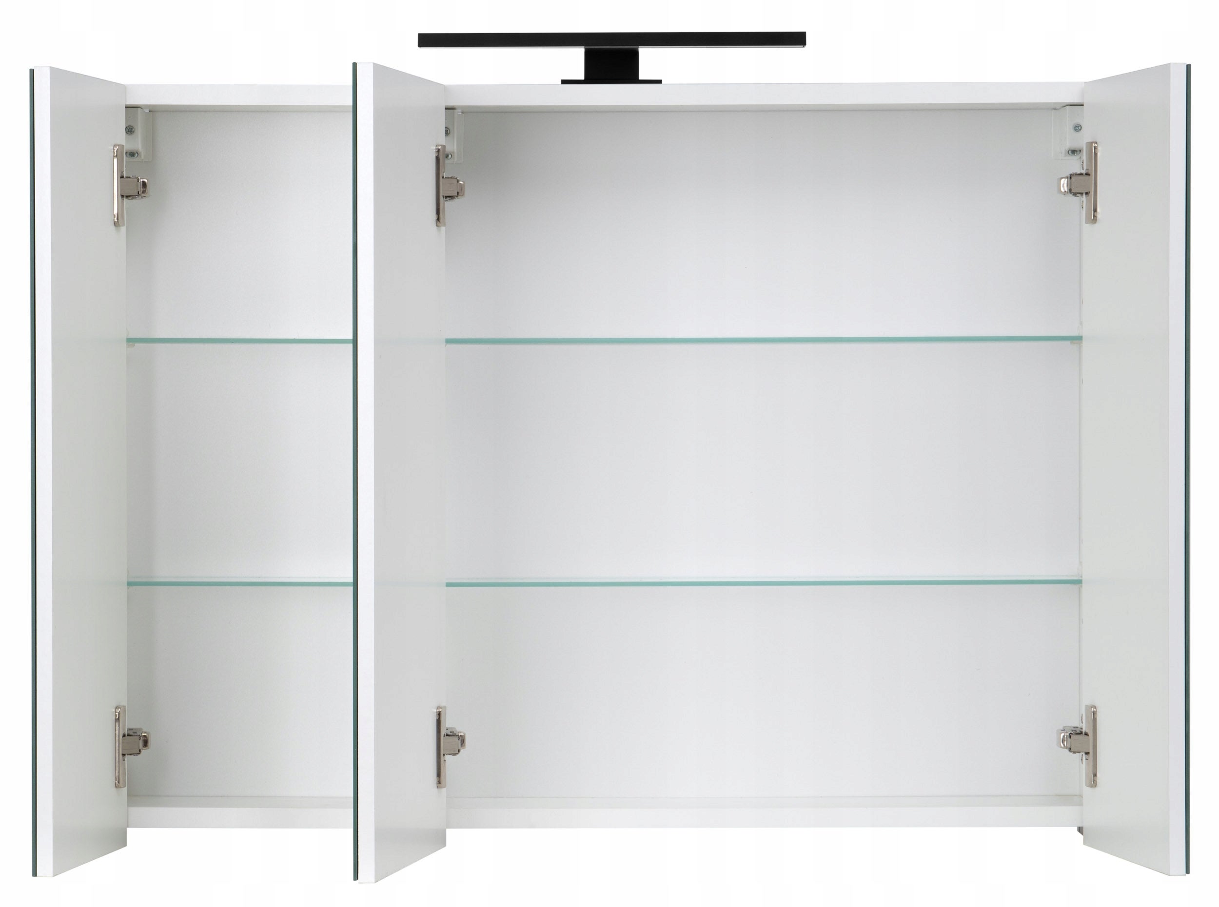 Szafka łazienkowa z lustrem oświetleniem lampką led lustrzana wisząca 80 cm - 2