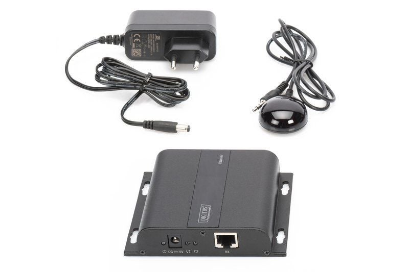 DIGITUS DS-55507 Estensore KVM HDMI - Full HD 1080p 60 Hz - 150 m via cavo LAN / illimitato via Ethernet (compatibile con IP) - Set: Trasmettitore e Ricevitore - IR Infrarossi - HDMI 1.4 & HDCP 1.4