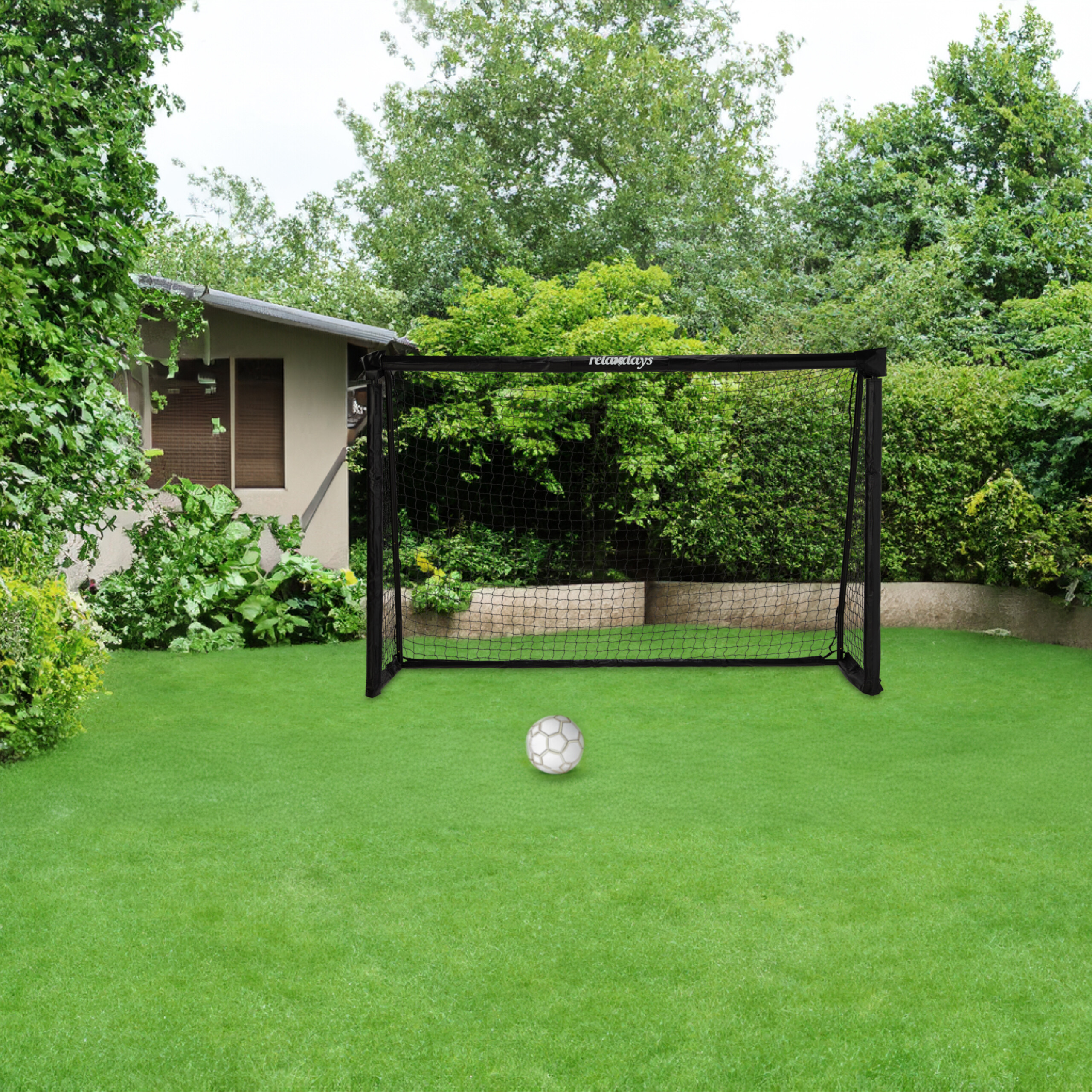 SAMBA Porta Da Calcio Da Giardino In UPVC – Resistente E Per Tutte Le Stagioni – Realizzata Nel Regno Unito Con Rete Extra Spessa - 3