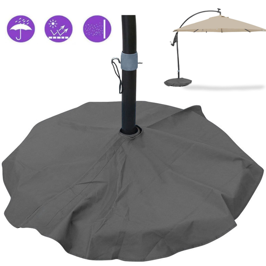 Pokrowiec na parasol - Pokrowiec na podstawę parasola - Średnica 90 cm - Oxford - Wodoodporny - Pokrowiec przeciwdeszczowy - Pokrowiec na podstawę par