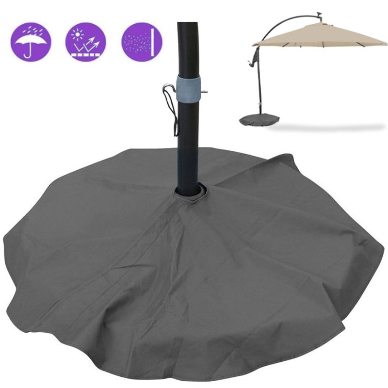 Pokrowiec na parasol - Pokrowiec na podstawę parasola - Średnica 90 cm - Oxford - Wodoodporny - Pokrowiec przeciwdeszczowy - Pokrowiec na podstawę par
