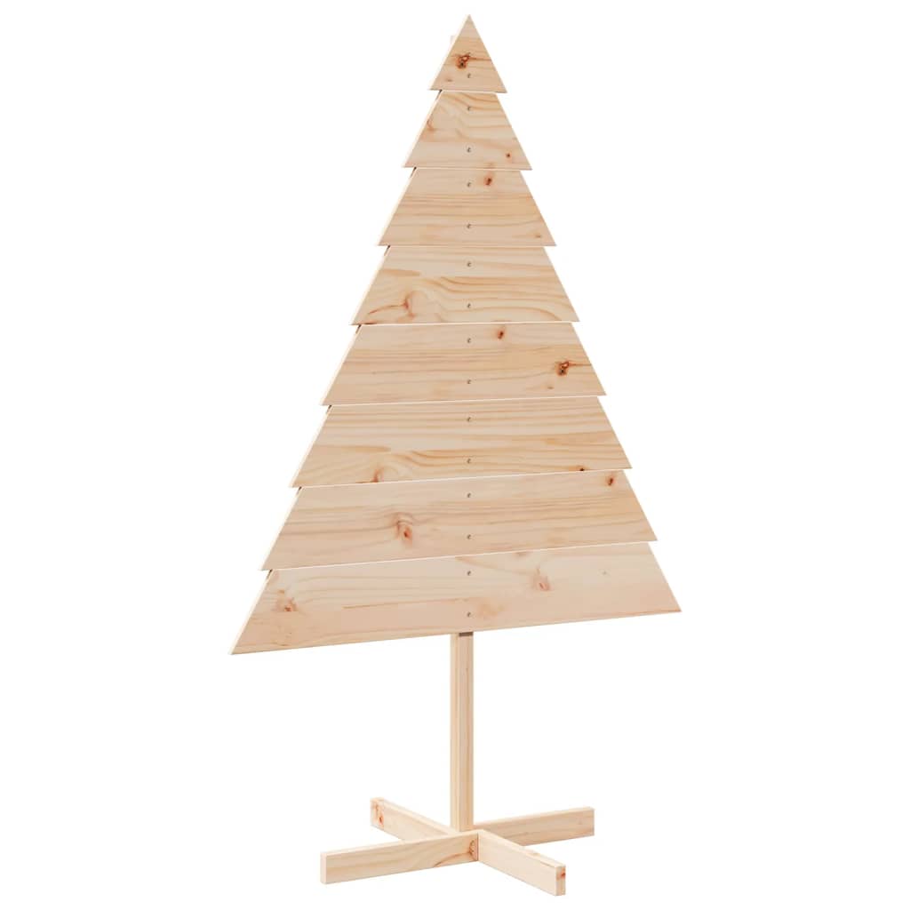 Decorazione Albero Di Natale Legno Decorazione albero di Natale in legno massello 150 cm | Leroy Merlin