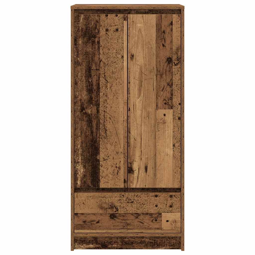 Maison Exclusive - Armario con cajón de madera vieja 55,5x34x119,5 cm - 6