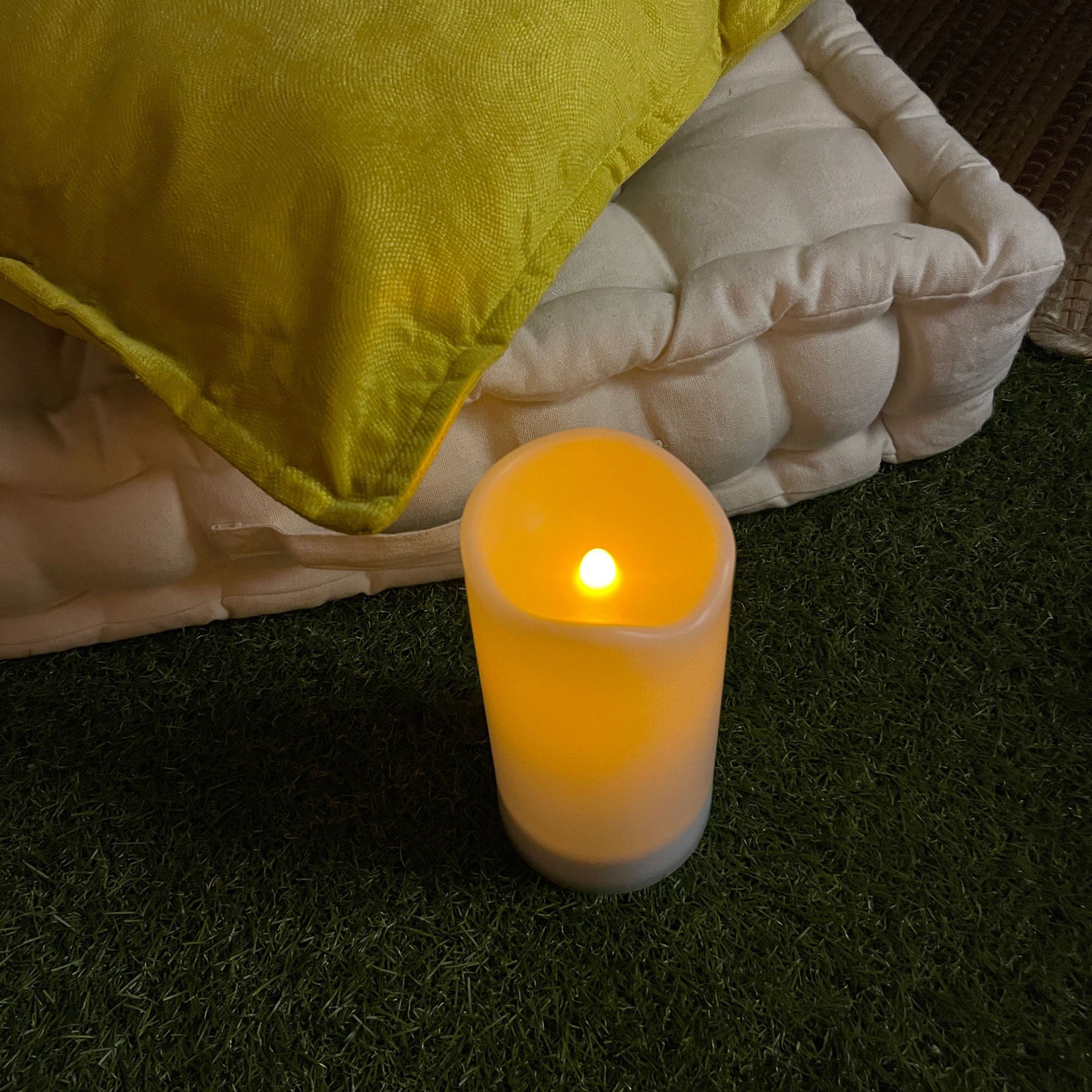 Sans Flamme Solaire Bougie Pour Extérieur - (D X Hauteur) 100 X 150 MM