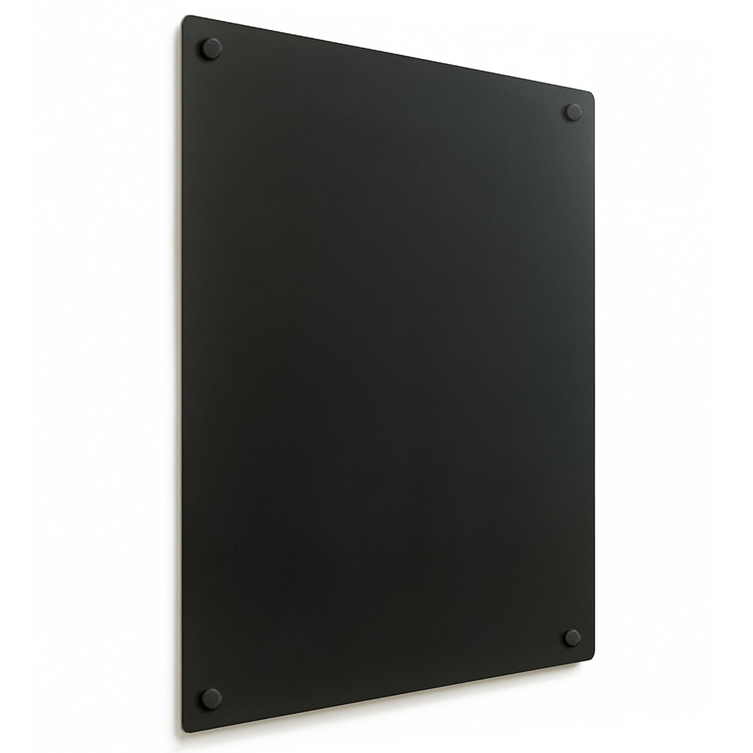 Tableau magnétique noir métal – Décoration murale maison bureau – Organisation notes & souvenirs de voyage – Design minimaliste – 30x40 cm - 2
