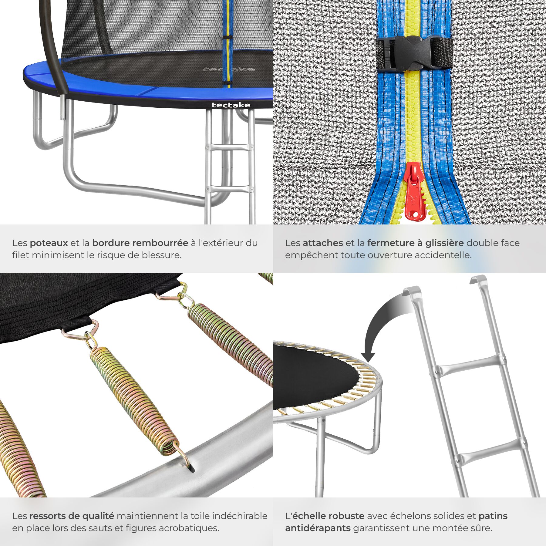 TECTAKE trampolim Ø 305 cm, certificado GS - 5