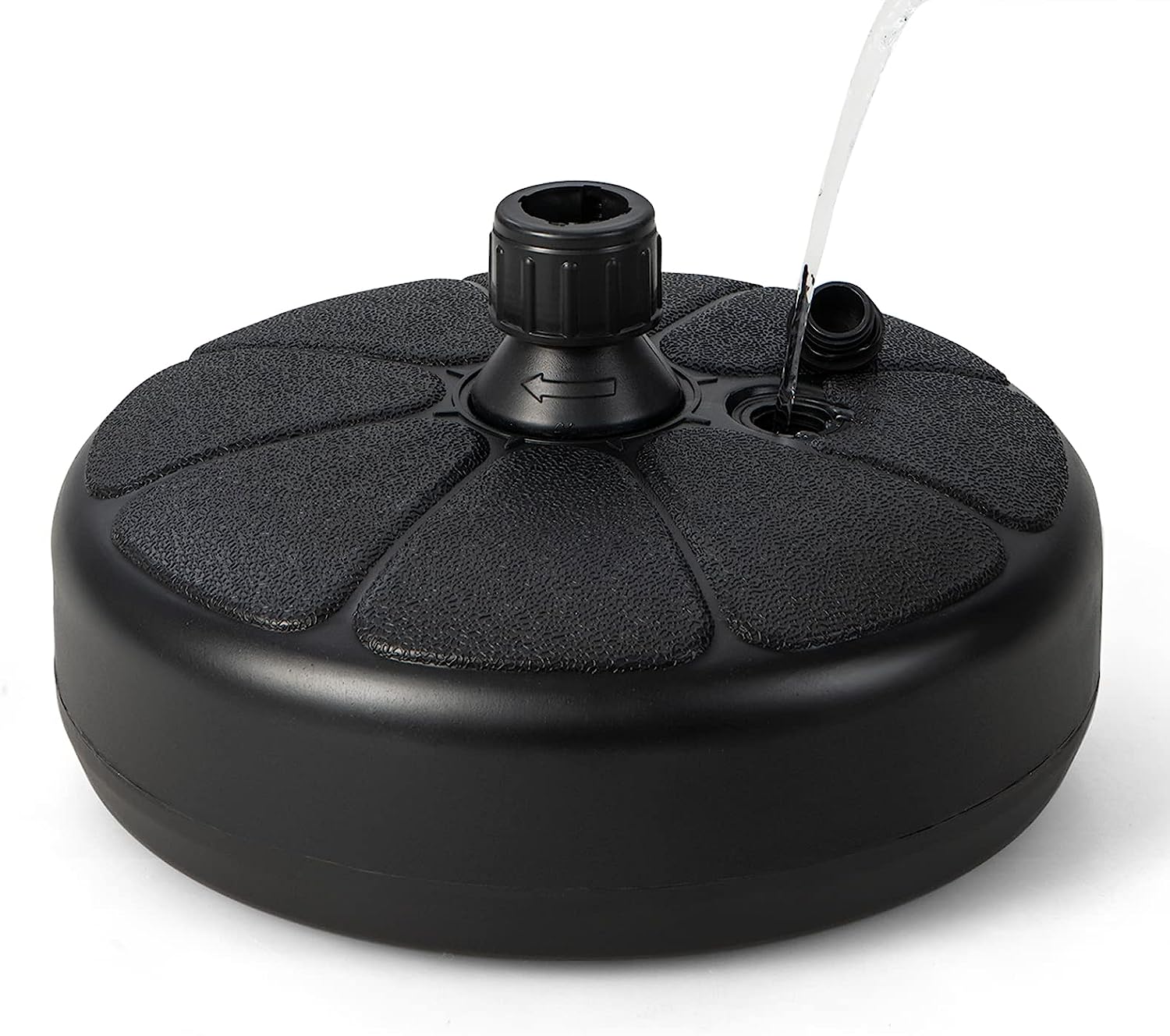 Base Para Sombrilla Hierro Fundido - Para Postes 38-48 Mm - Estable, Diseño Decorativo