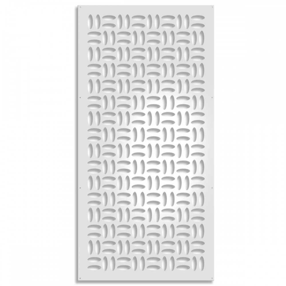 Chips - panel perforado - parasol blanco medidas 47x94 cm - espesor 10mm