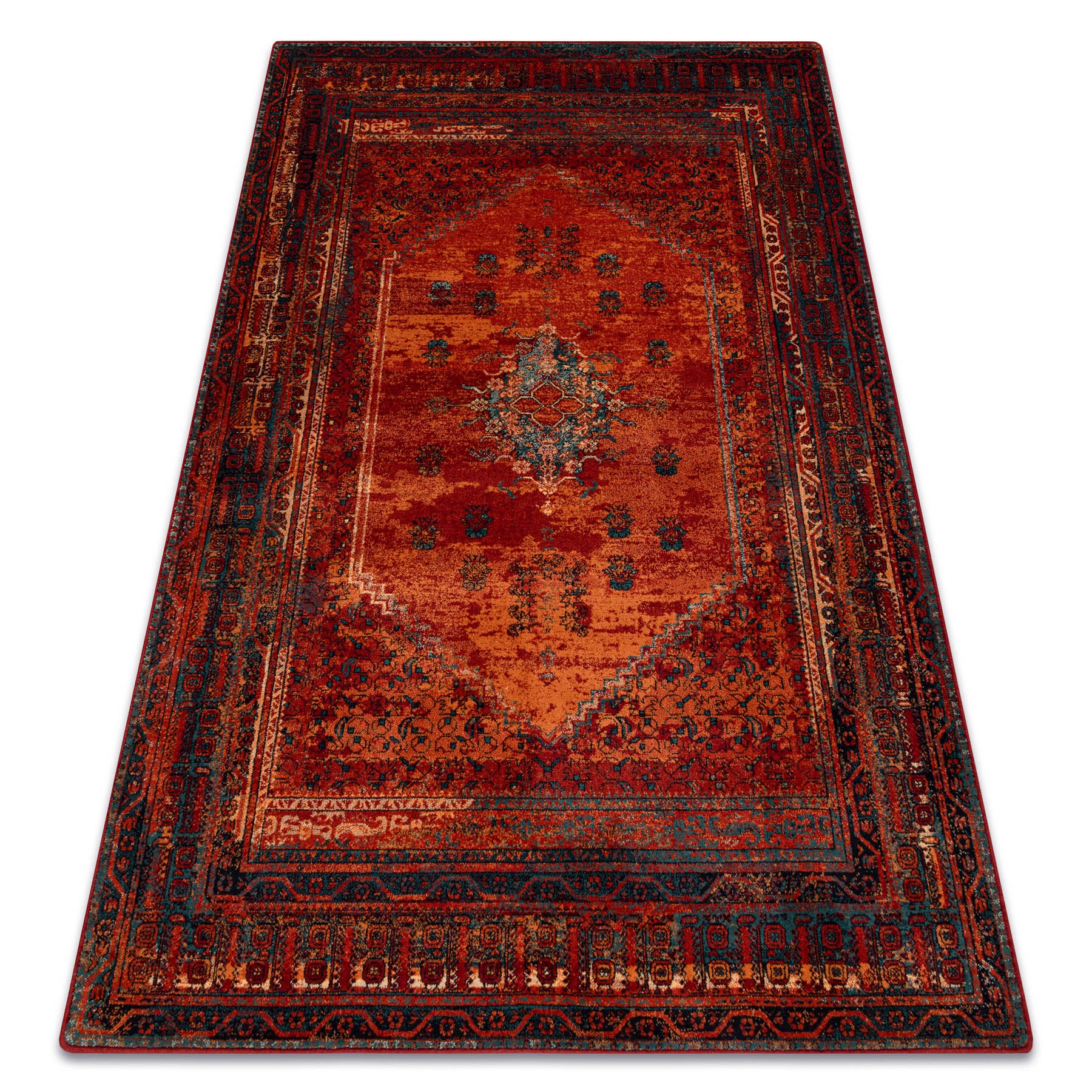 Dywan wełniany OMEGA MISTIK czerwony 235x350 cm