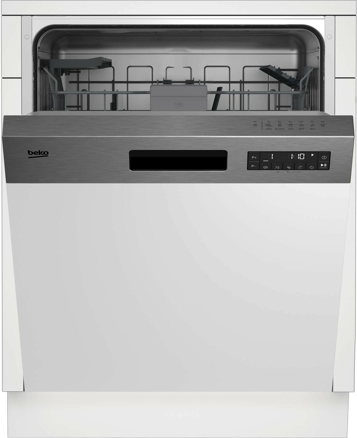 Beko b300 BDSN26430X lave-vaisselle Semi-intégré 14 couverts D - 2