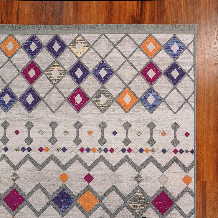 MODEMA - Tappeto lavabile in lavatrice, fondo antiscivolo, tappeto per corridoio 100x200cm Nadia - 5