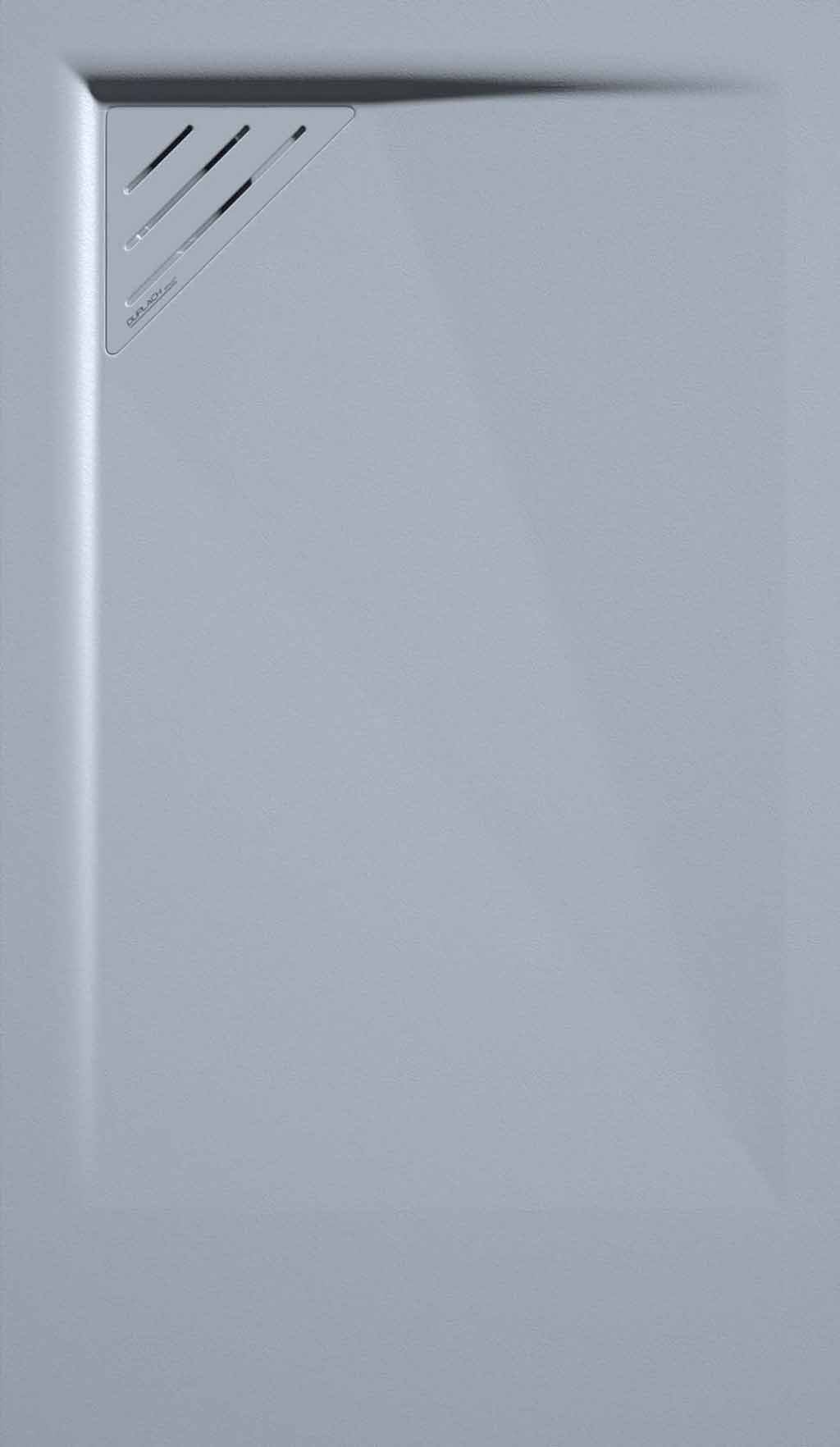 Receveur de douche modèle Grid- Texture Pierre et antidérapante - avec grille en acier et siphon - Blanc - 90 x 120 Receveur de douche modèle Grid- Texture Pierre et antidérapante - avec grille en acier et siphon - Blanc - 90 x 120