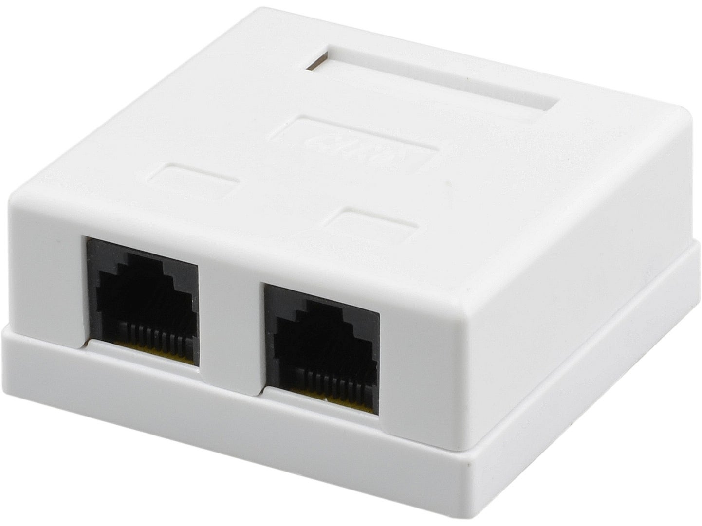 NEKU Gniazdo sieciowe UTP kat.6 2x RJ45 8P8C natynkowe komputerowe LAN