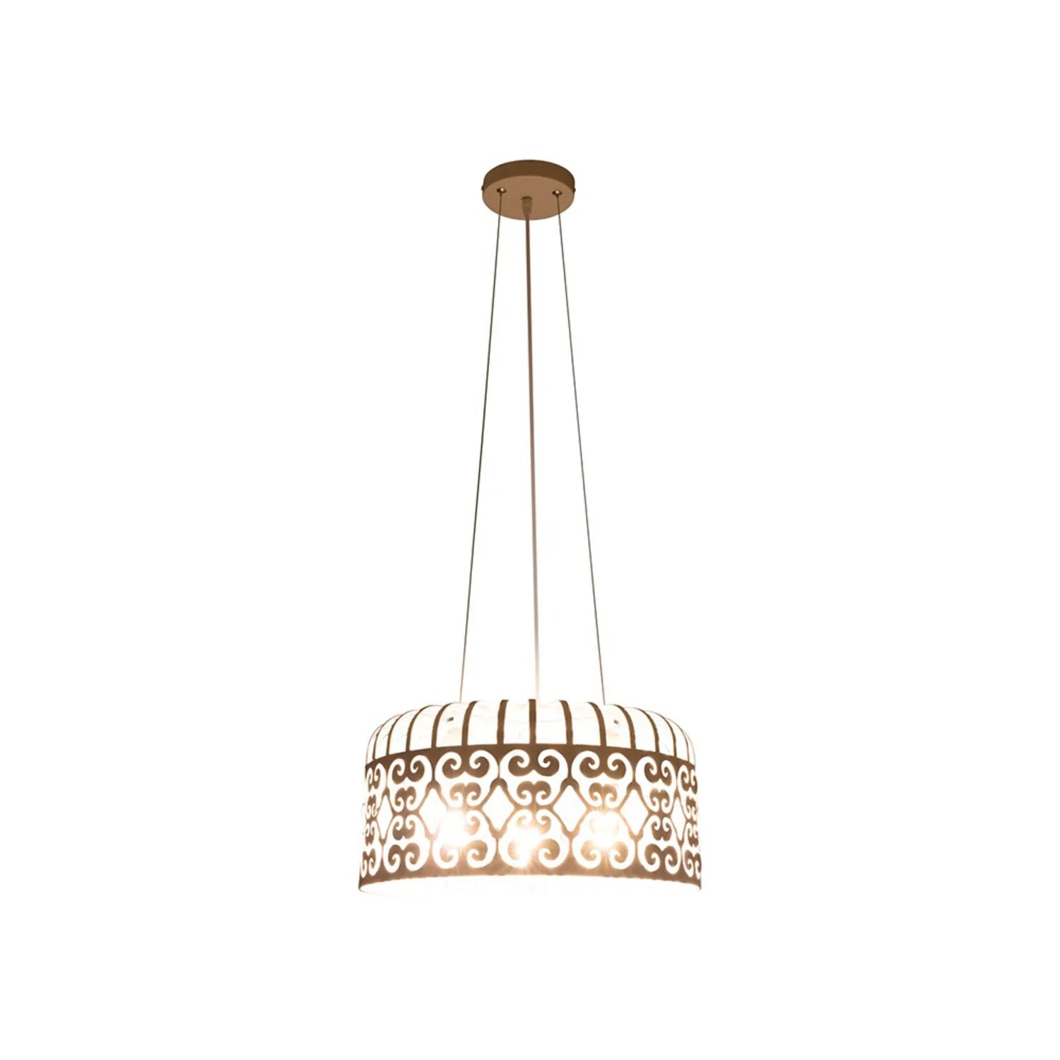 Lampa wisząca Alessandra biała 3xE27x60W metal wym:175,5x40x40cm IP20 Rabalux