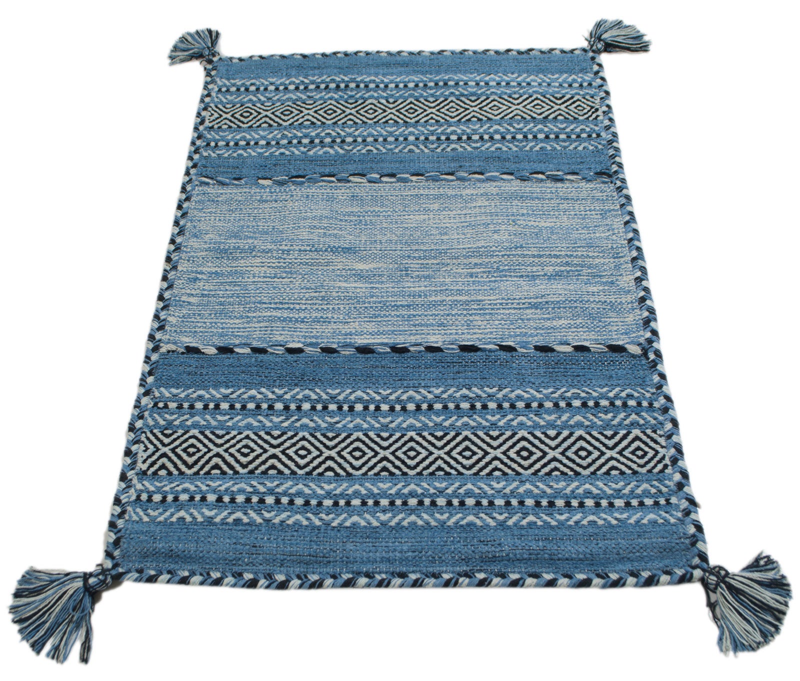 Kilim Lory tribal 100% bawełna, indyjski, ręcznie robiony 200x60 cm