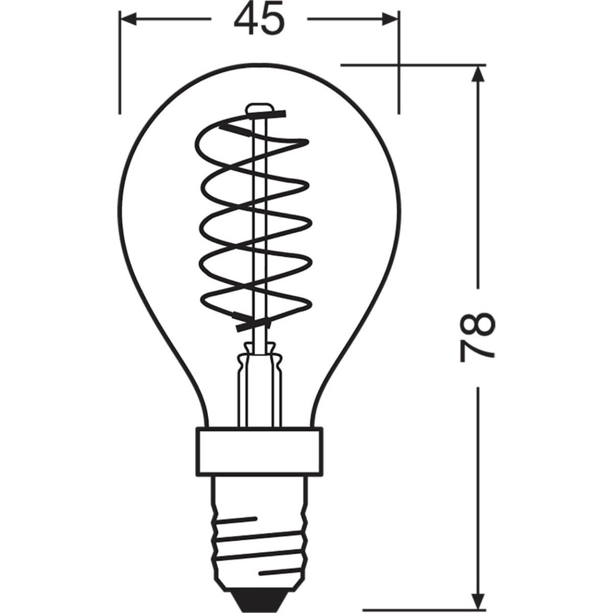 Ampoule LED OSRAM Vintage 1906, or, 3,4W, 250lm - 7