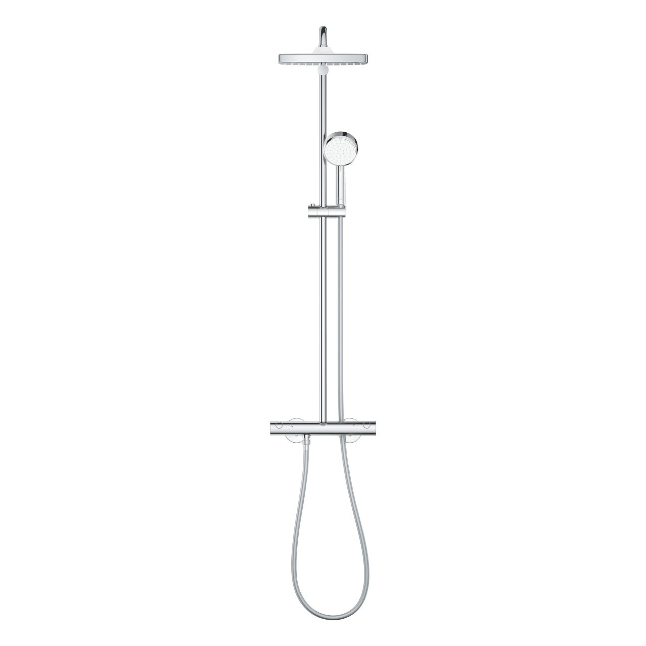Grohe Tempesta Cosmopolitan system 250 cube, colonne de douche avec mitigeur thermostatique, douche de tête 250XXL, chrome (26689000) - 8