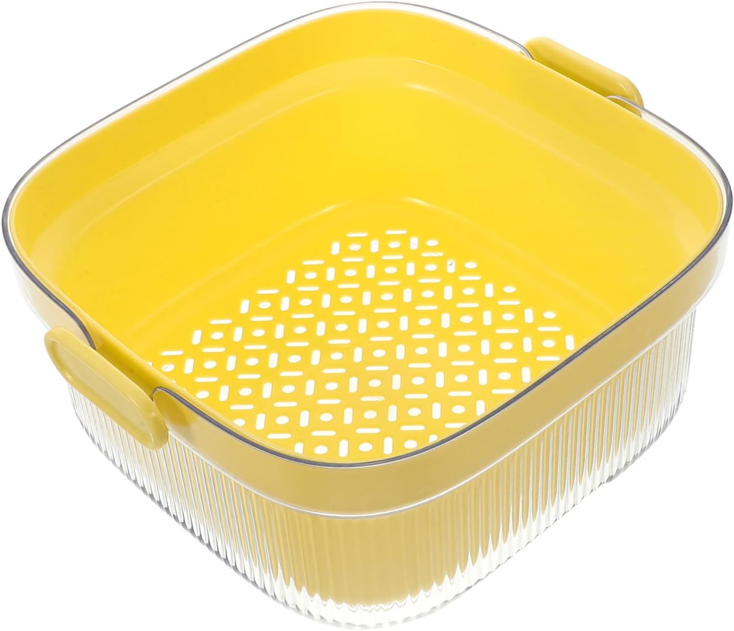 Koszyk do odsączania owoców, kompaktowy koszyk do mycia owoców, durszlak do owoców, durszlak do mycia warzyw, ociekacz domowy, koszyk do odsączania