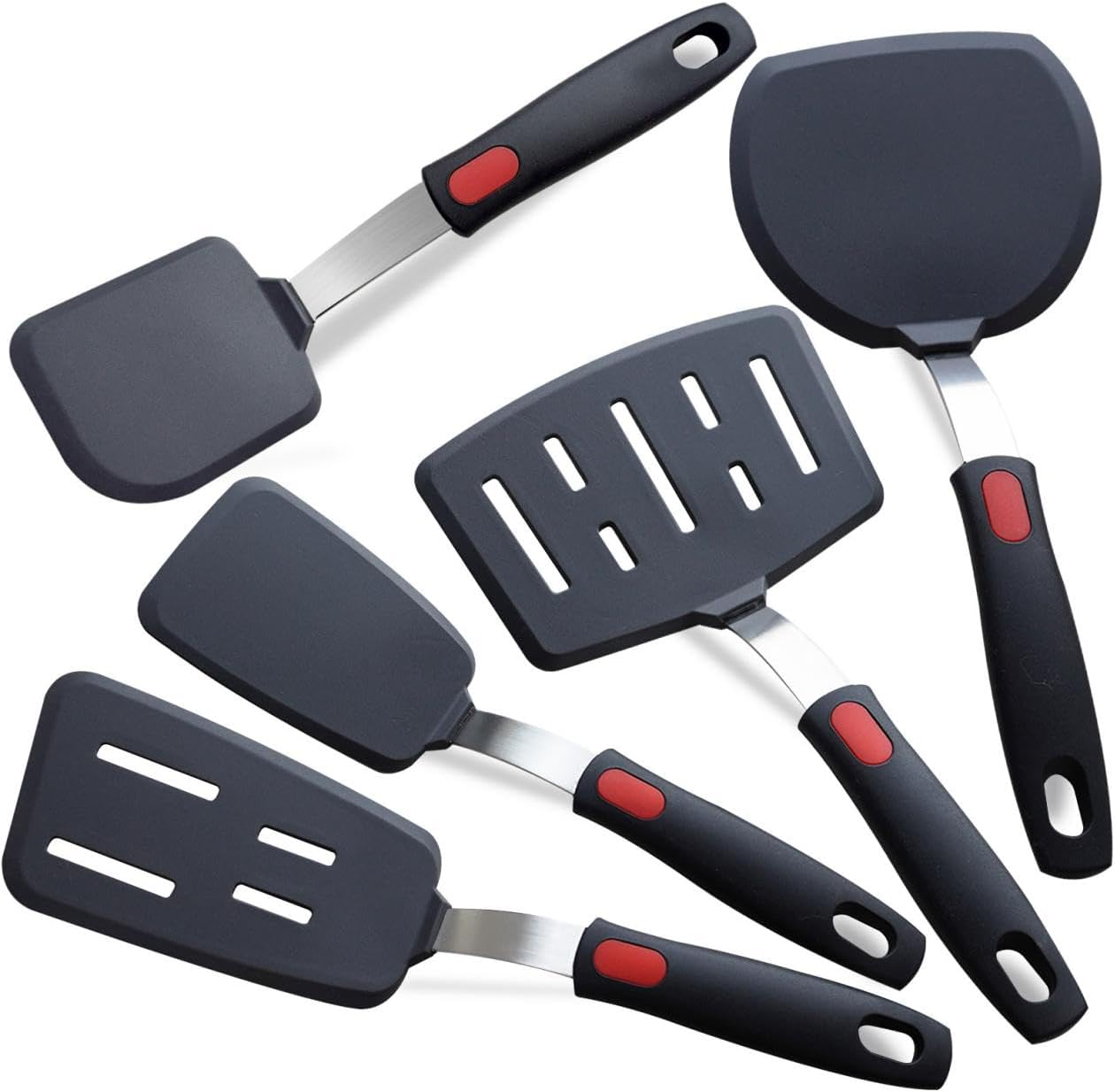 Silicone Utensili Da Cucina Set, 15 Pezzi di Silicone di Cottura Utensili Da Cuc