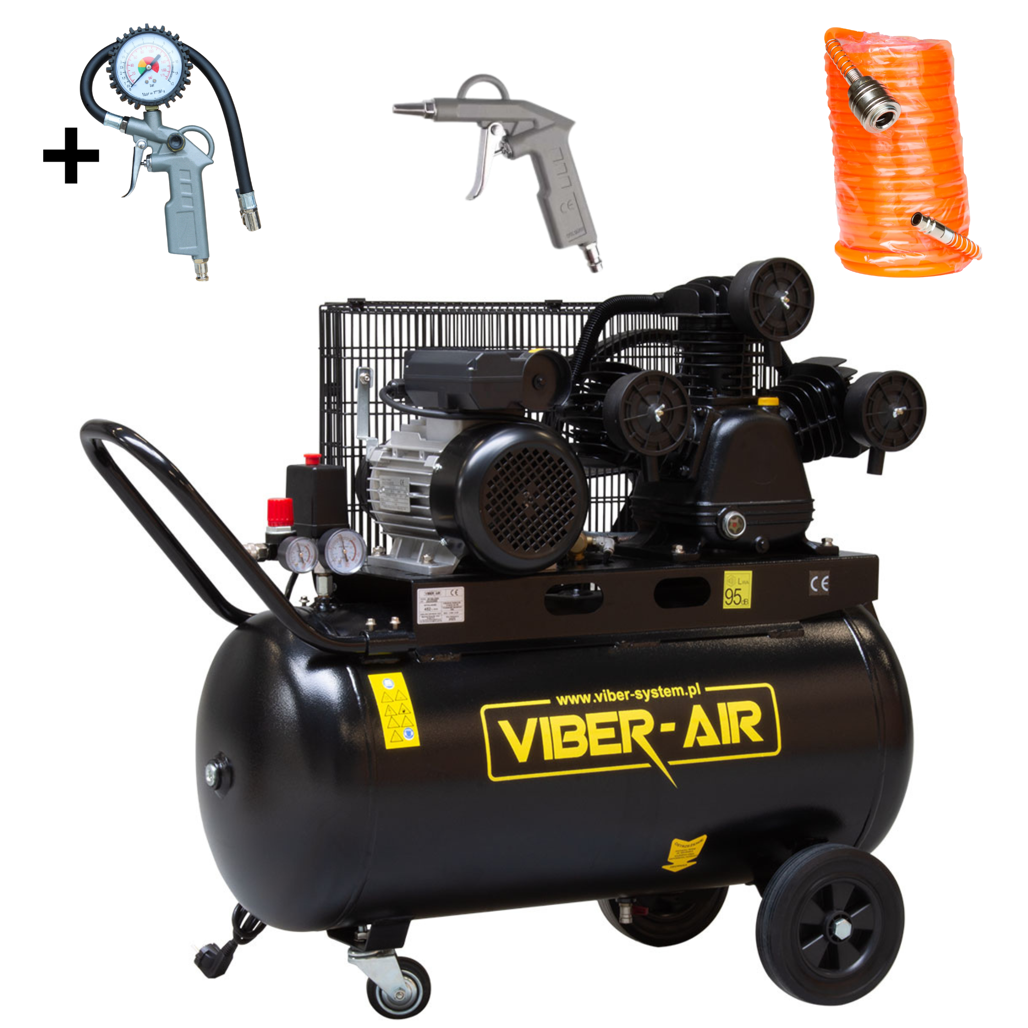 Kompresor trzytłokowy 3V100L400V Viber-Air 3kW 100L 400V