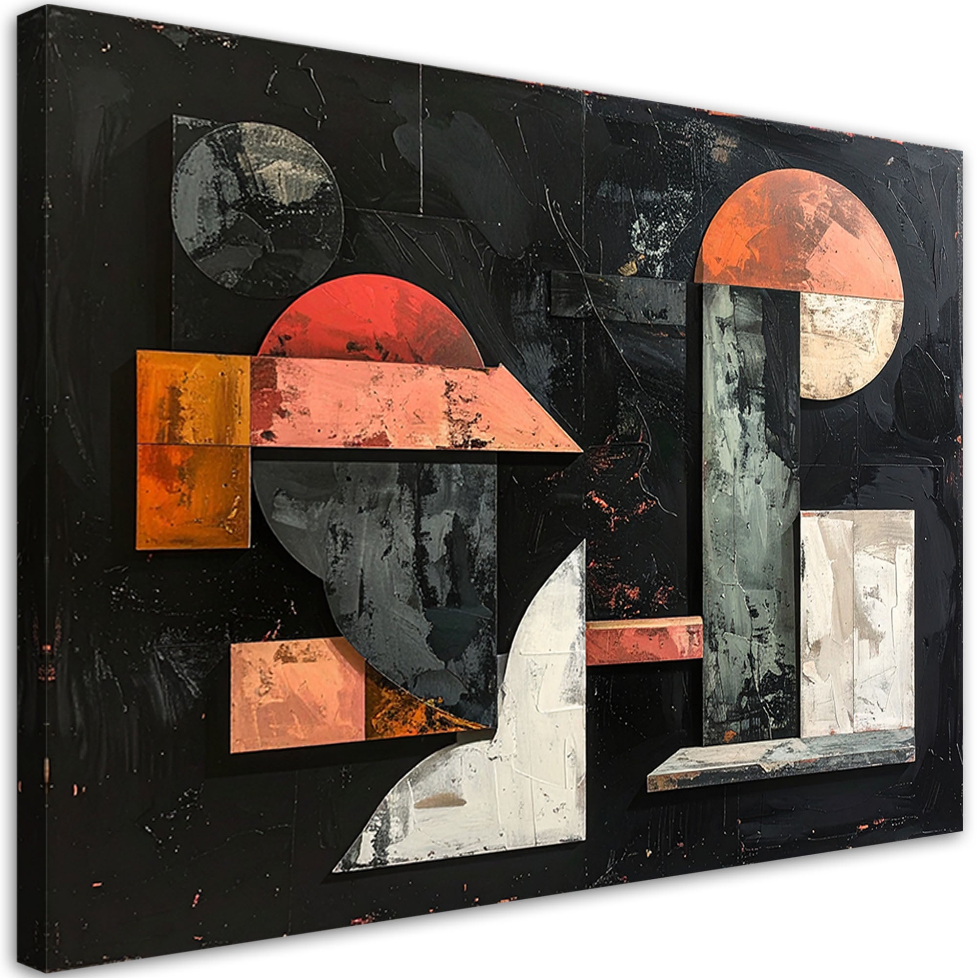 Obraz do salonu sypialni biura, Abstrakcja Kształty Geometria 90x60