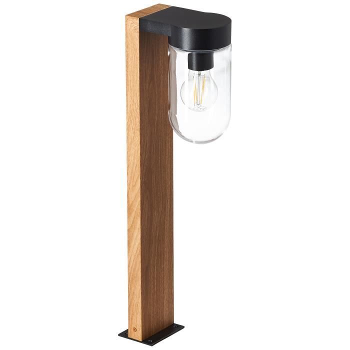 Brilliant Lamp Simonis 3-lampowa lampa podłogowa czarny/dymione szkło aluminium/czarny metal 3x A60, E27, 52 W - 4