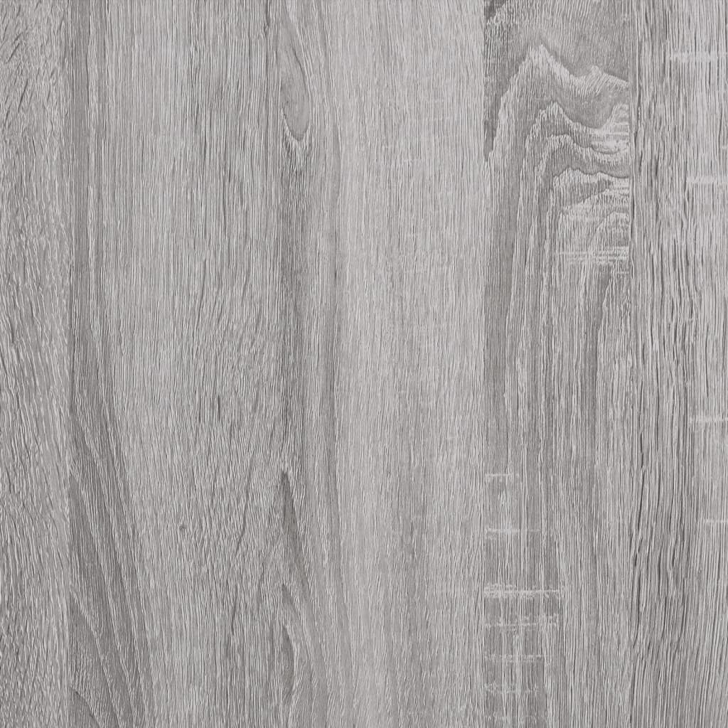 Meuble TV sonoma gris 102x35x45 bois d'ingénierie - 9