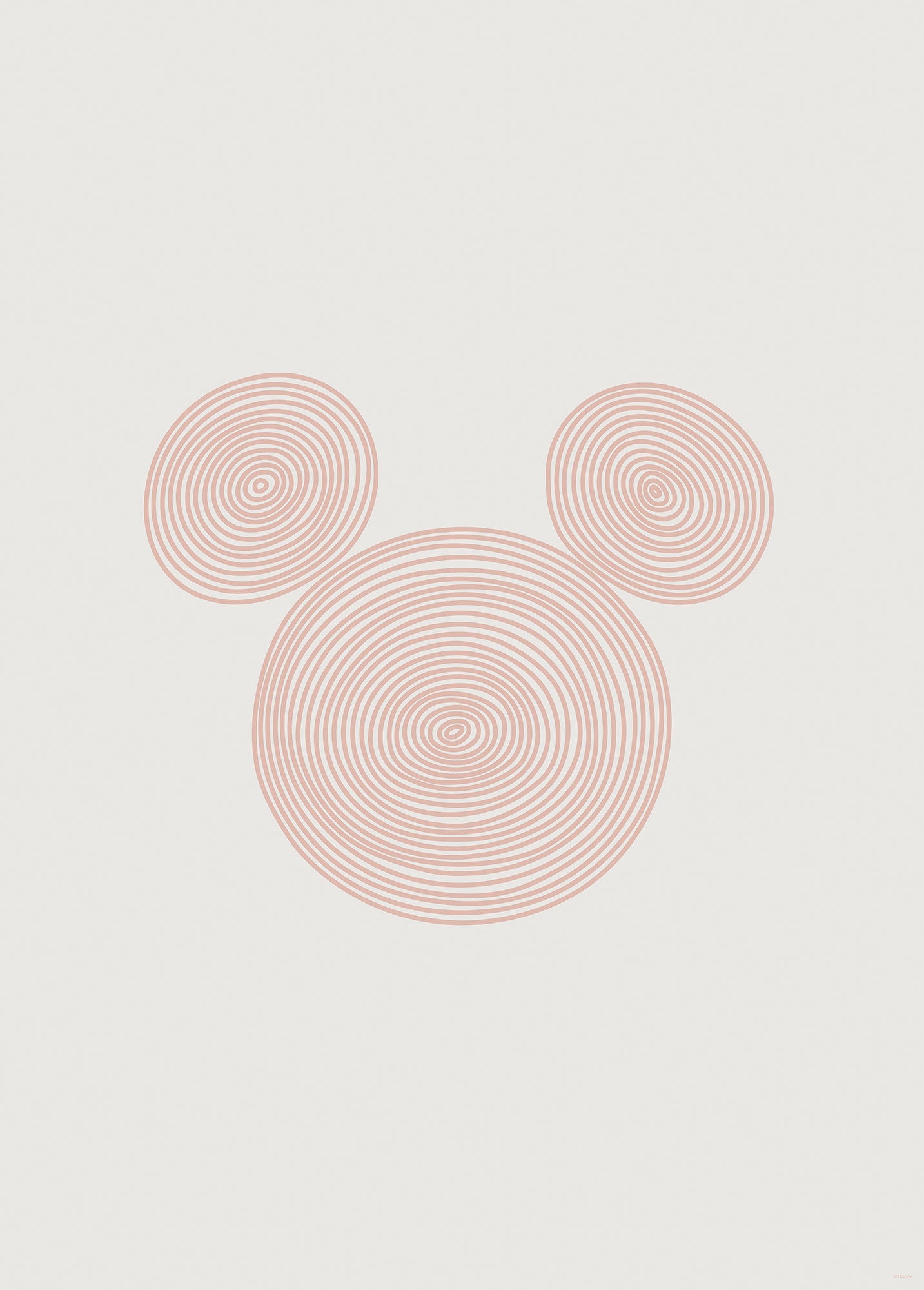 Poster d'art de Komar - Disney Pink Curls - Taille: 30 x 40 cm - 2