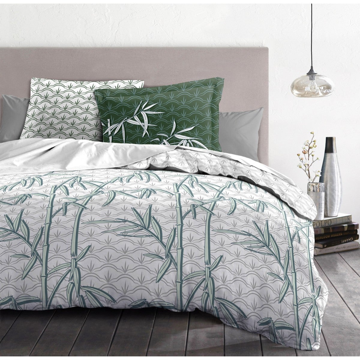 Parure de lit 200x200 cm satin de coton ENZO noir | Leroy Merlin