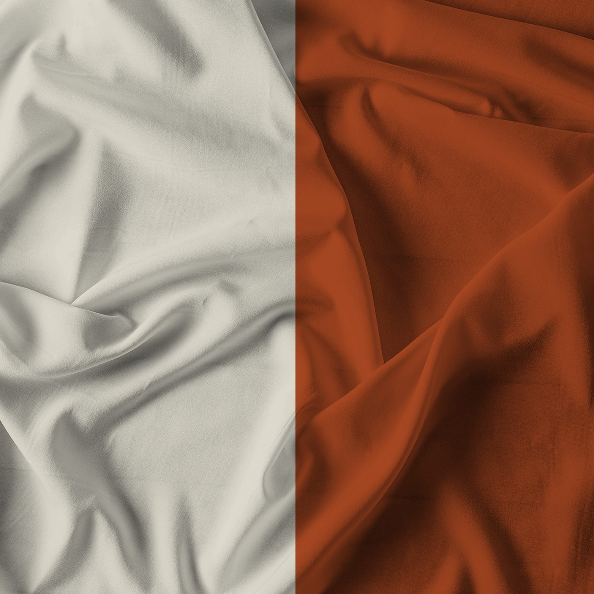Housse de couette terre/crème, 1 place - taie d’oreiller 52x82cm - 4