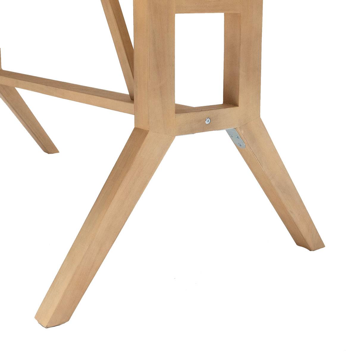 Table de jardin rectangulaire Papouasie Acacia - Hespéride - 4