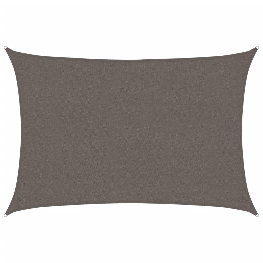 Vela Parasole 160 g/m² Antracite 2,5x3,5 m in HDPE vidaXL - 2