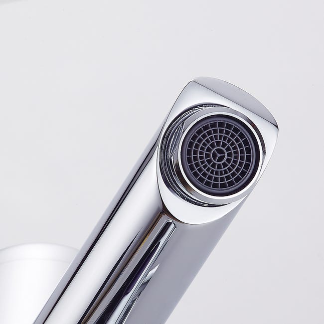 SPORTARC Rubinetto per lavabo con sensore intelligente, rubinetto con sensore per lavello, schermo digitale, miscelatore per acqua calda e fredda, rubinetto automatico touchless, 1/2 '' (bianco SPORTARC Rubinetto per lavabo con sensore intelligente, rubinetto con sensore per lavello, schermo digitale, miscelatore per acqua calda e fredda, rubinetto automatico touchless, 1/2 '' (bianco