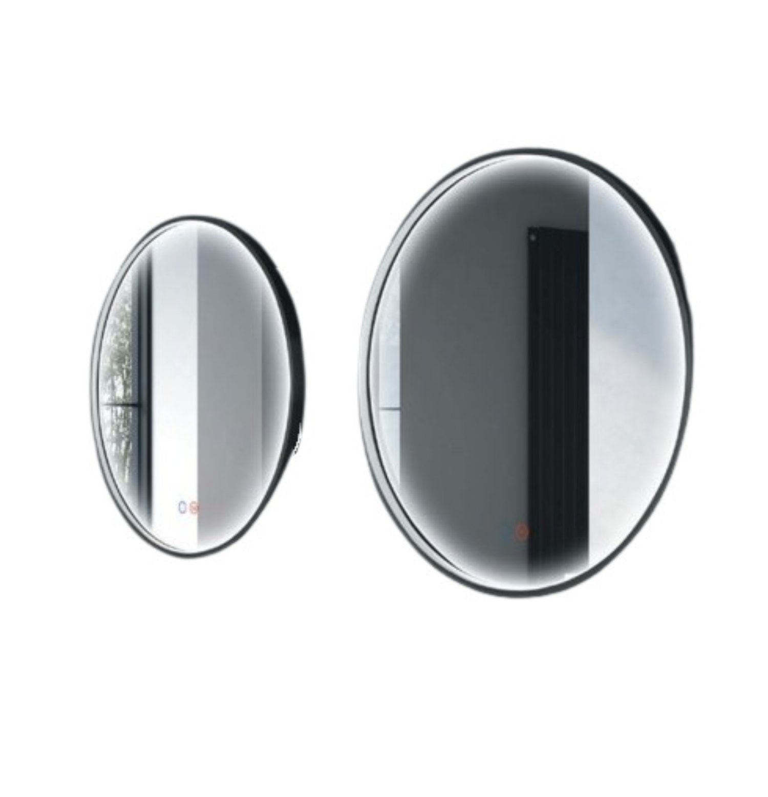 Miroir Salle De Bain LED Anti-buée 50x70 Cm - Cadre Doré - 3 Couleurs De Lumière (blanc Chaud, Neutre, Froid) - Luminosité Variable - IP44 - 24-30W