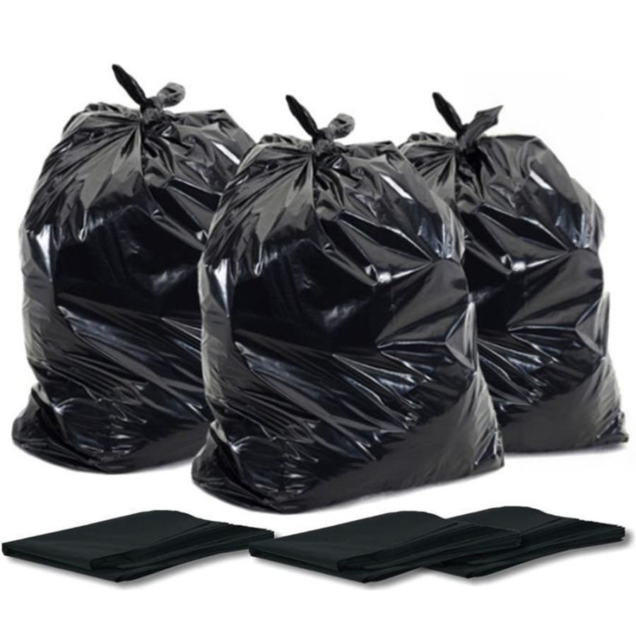 Sacchetti Spazzatura Piccoli Con Manico E Coulisse - 5 Litri, 40 Pezzi (2 Rotoli X 20) - Neri, 40x45 Cm - Per Bagno, Ufficio, WC