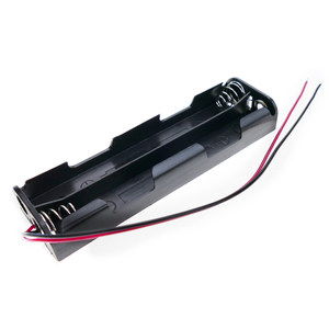 100 Pieces Boite Du Compartiment Des Piles Ouvert Noir 3.7V Batterie