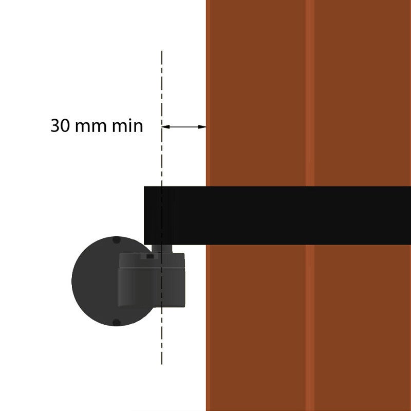 Motorisation pour volet 2 battants SLID'UP URANUS filaire - gond Ø 14 mm - kit scellement - alimentation à découpage - 5