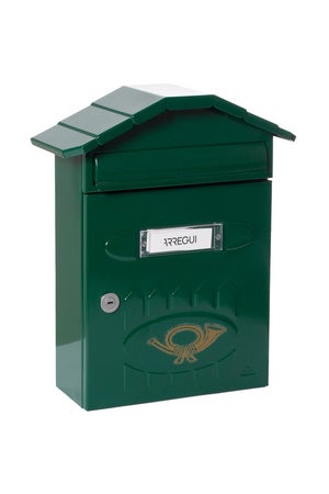 Cassetta Postale Popular Verde - 30x21x6.8 Cm, In Lamiera Verniciata, Con Serratura E Chiavi - Foto 5