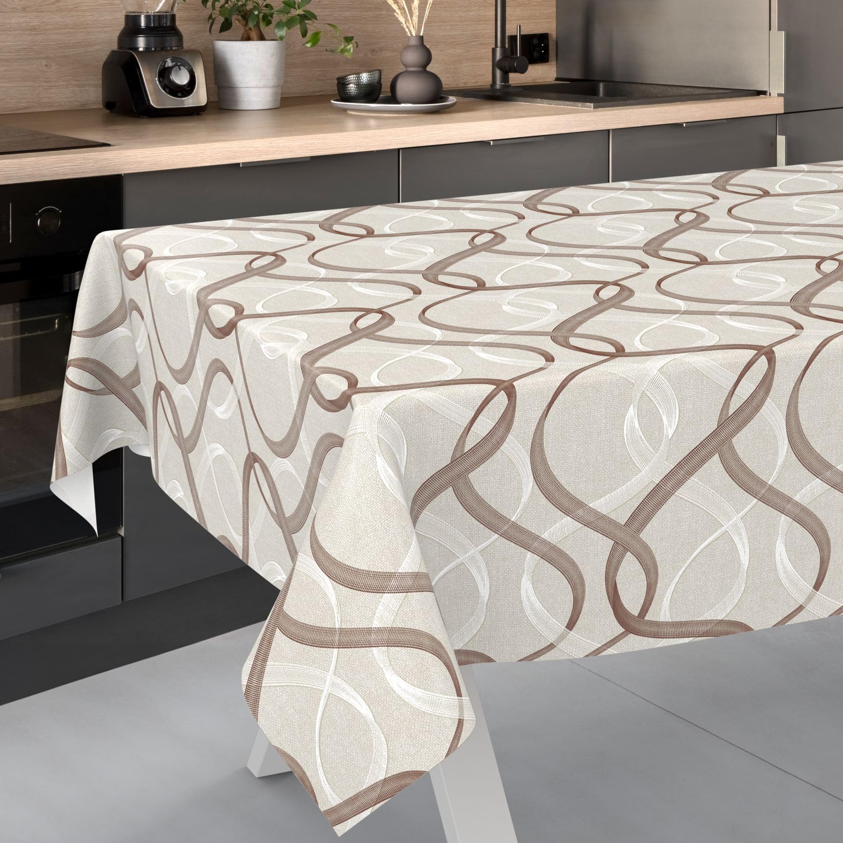 Tovaglia Cerata ANRO Lavabile | 220x140 Cm, Design Astrologia | Per Interni Ed Esterni - Foto 4