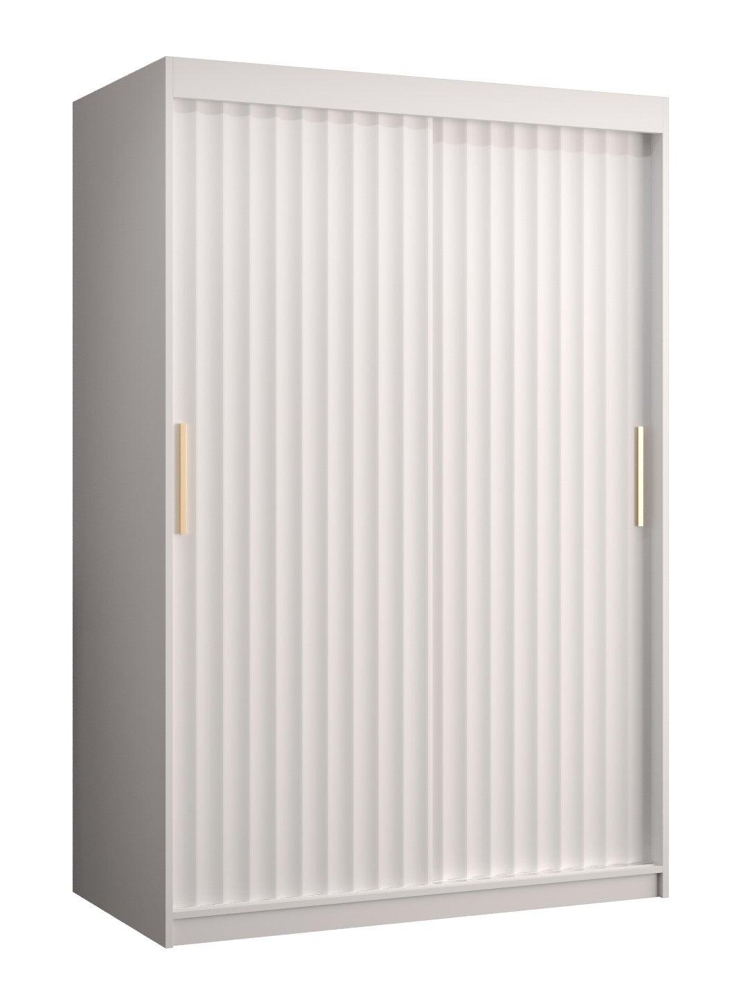 Szafa przesuwna garderoba RIFLO WAVE 1 120 x 62 x 200 cm Biały - Abiks Meble