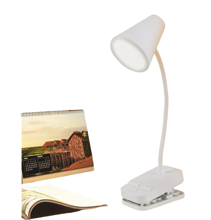 Lampka do czytania z portem ładowania USB