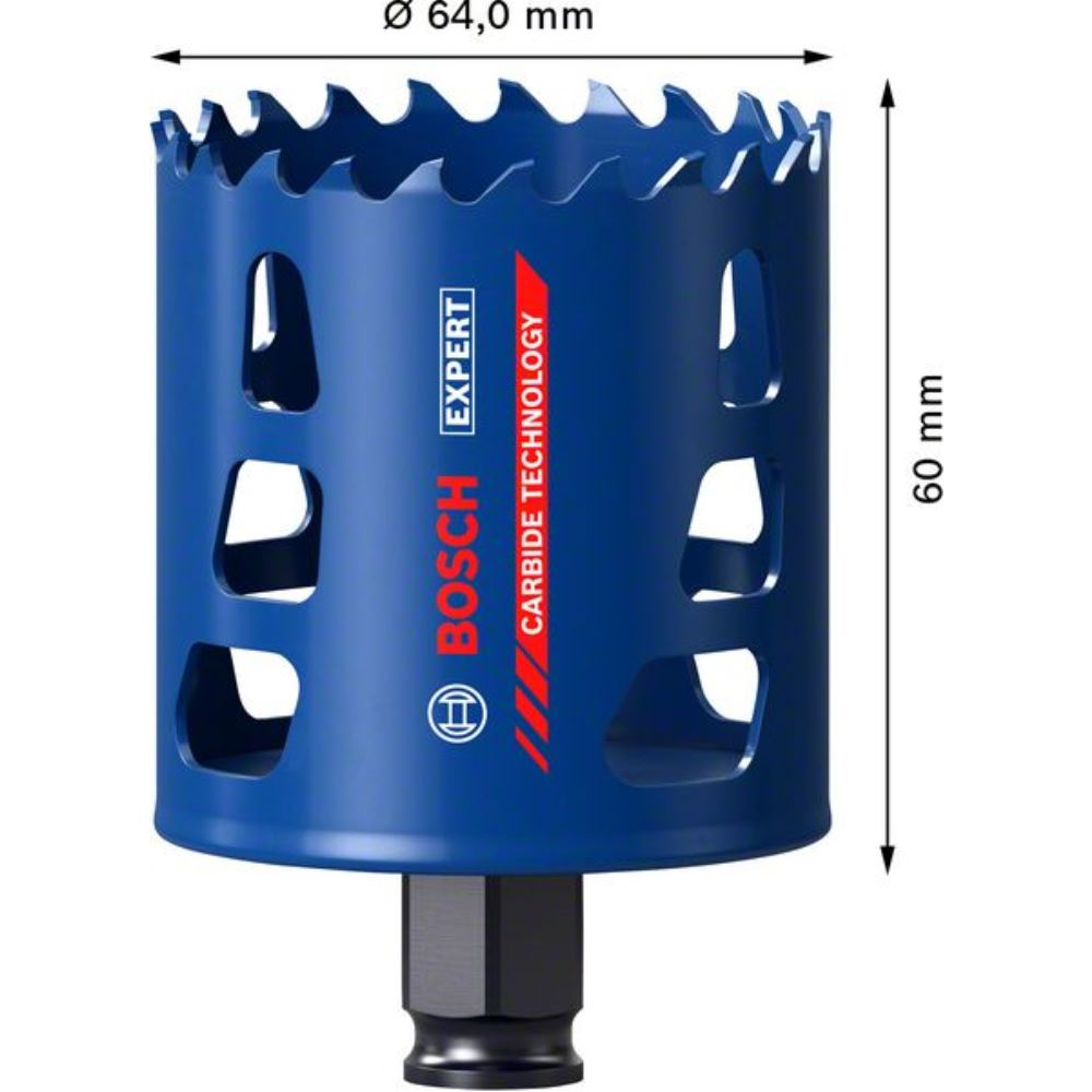 Scie trépan Expert Carbure Multimatériaux 64 mm 2608900430 - 4