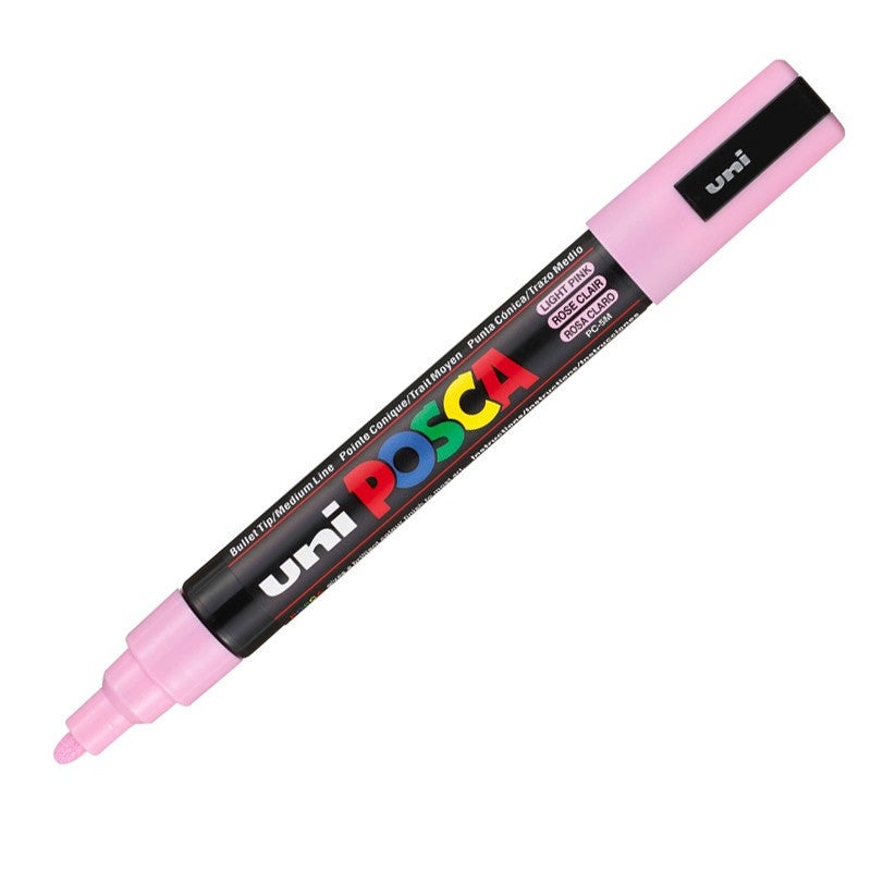 Marqueur Posca PC-5M rose clair | pointe moyenne conique | Leroy Merlin