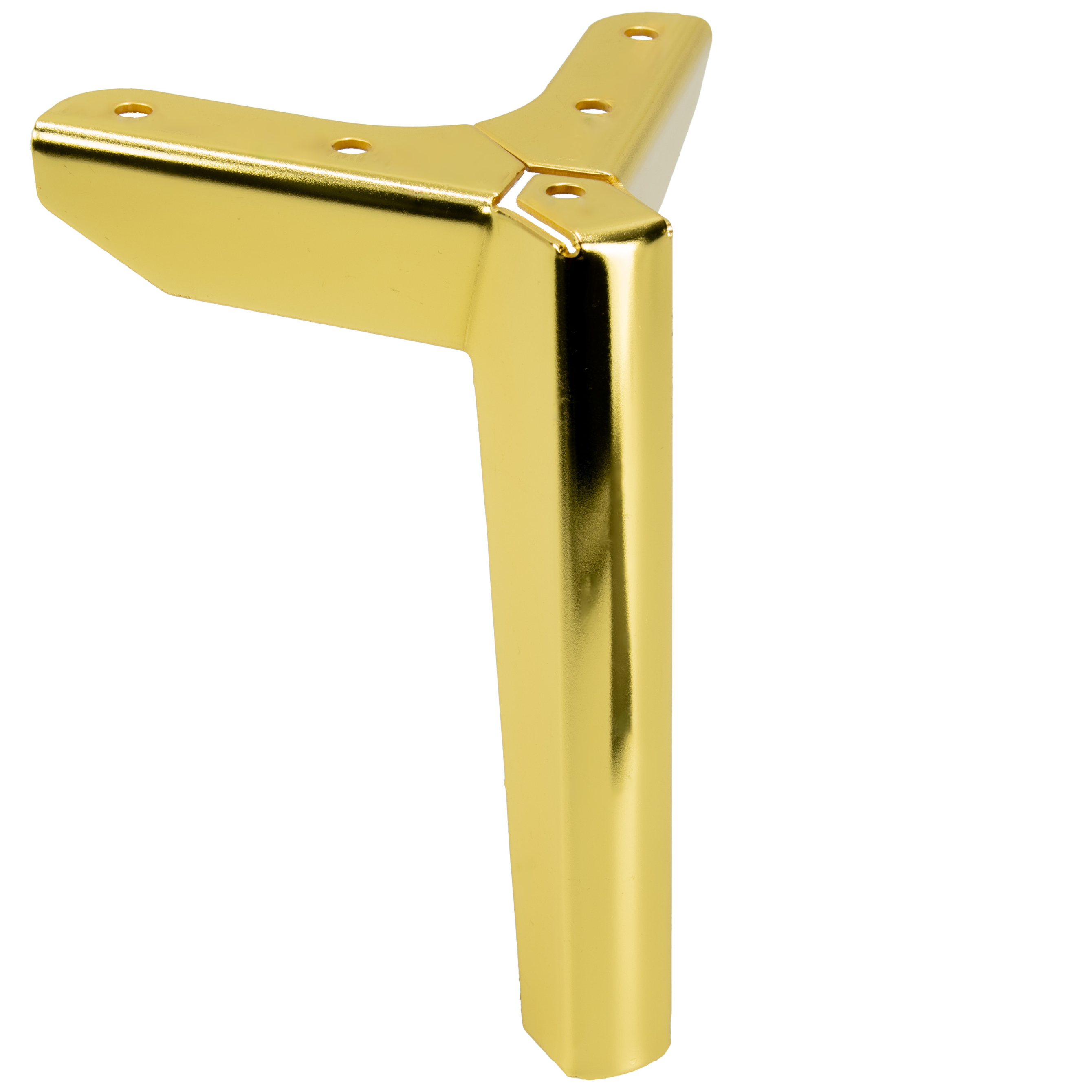 Noga meblowa Kotwica Loft złoty chrom wysokość 15 cm