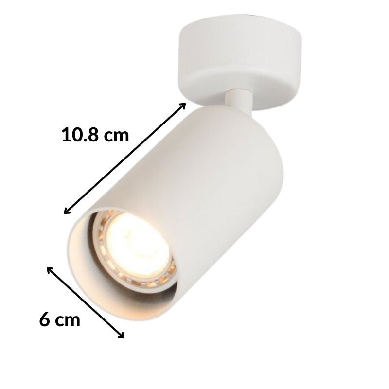 Spot LED en saillie Blanc Orientable pour Ampoule GU10 - SILAMP - 4