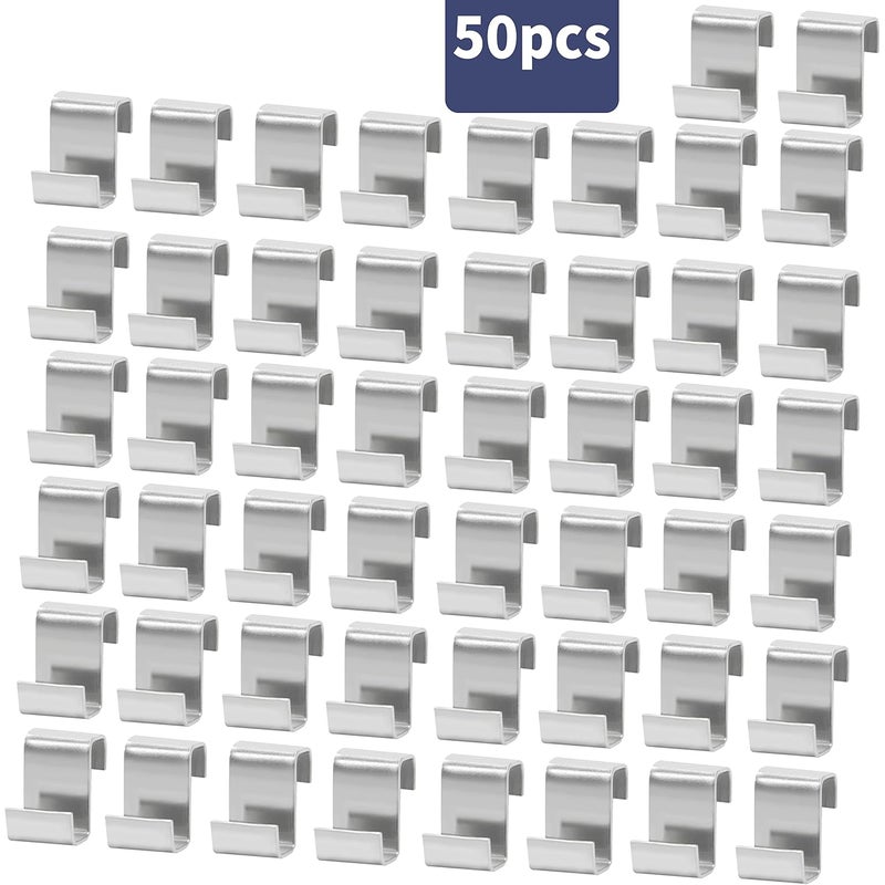 50 szt. klipsów Z do szkła szklarniowego ze stali nierdzewnej - Akcesoria zamienne do klipsów Z do szkła szklarniowego